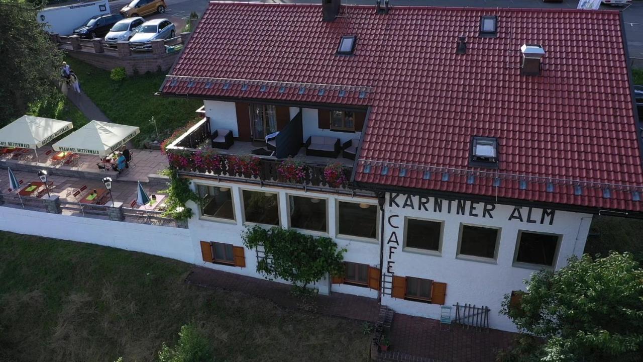 Отель Berggasthof Karntner Alm Миттенвальд Экстерьер фото